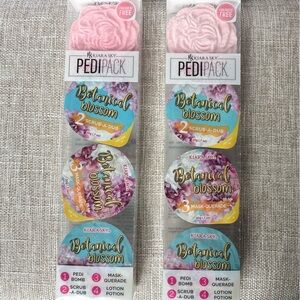 NWT Kiara Sky PediPack Duo At-Home Spa Pedicure Kit Botanical Blossom